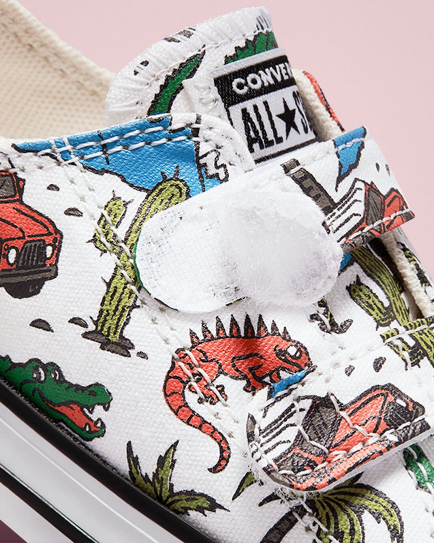 Tenisky Nizke Converse Chuck Taylor All Star Easy-On Desert Explorer Chlapcenske Biele Zelene | SK RA5ZL5